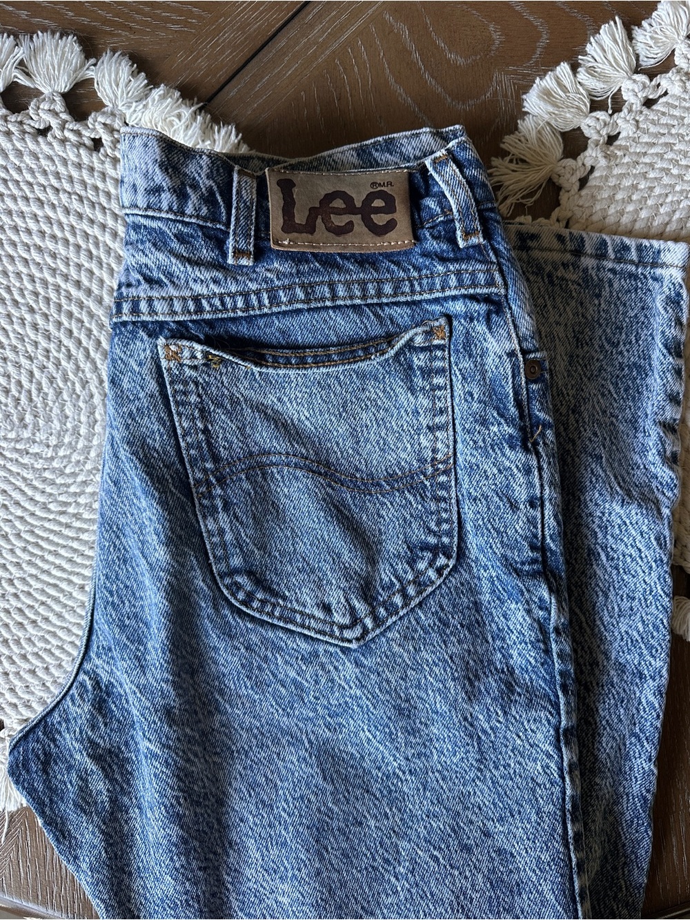 Lee VINTAGE Men’s 90’s Light Blue Stonewash Denim Jeans